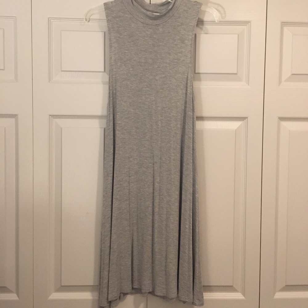 Heather Grey Shirt Dress